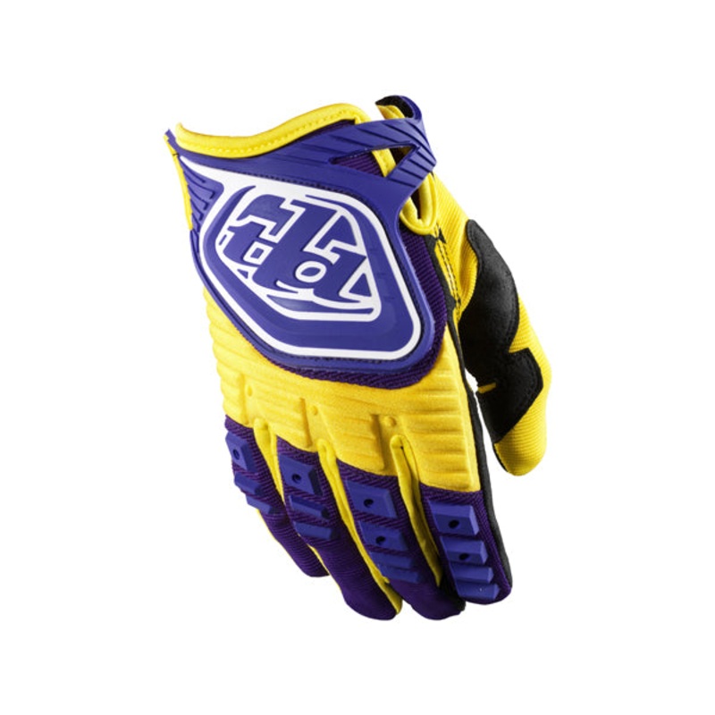Troy Lee 2013 GP Gloves-Yellow/Purple