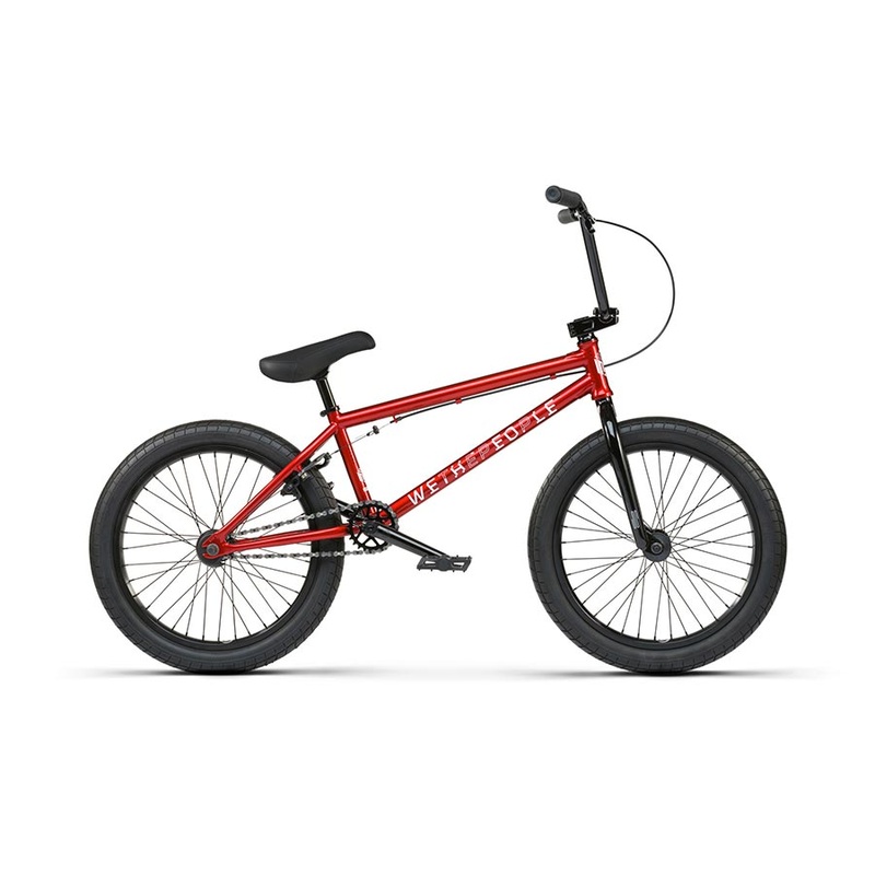 We The People Arcade BMX Bikes 20” & 21” Candy Red | High-Performance Chromoly Frame, Sealed Bearings, Durable Components for Park & Freestyle Riding