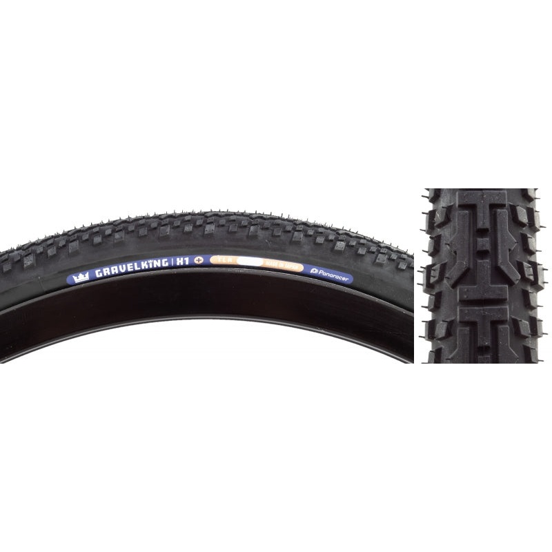 Panaracer GravelKing X1 Plus Tire – 700 x 45 Tubeless Folding Black