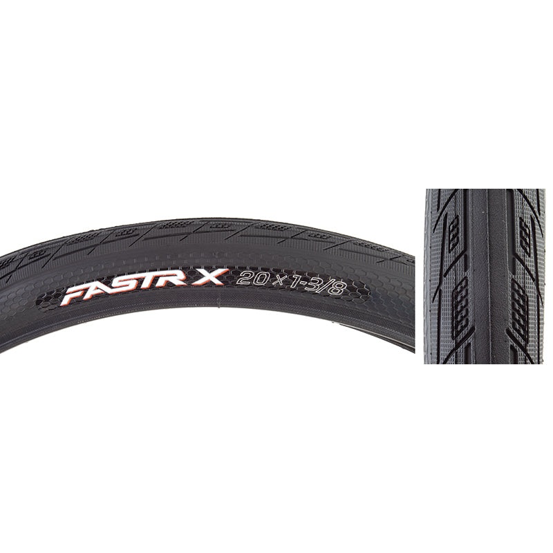 20×1-3/8 Tioga Fastr-X BMX tire – Black