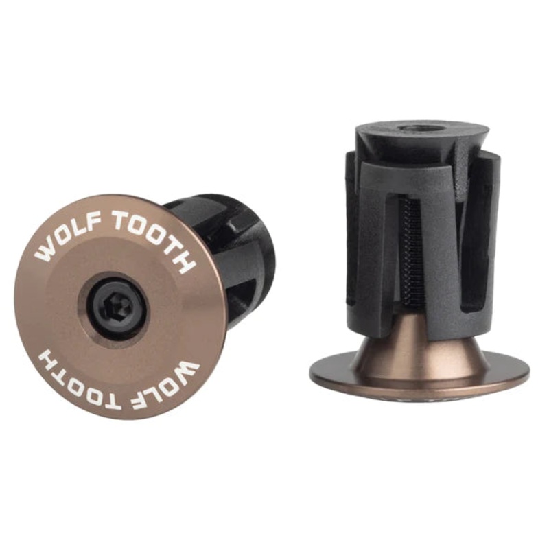 Wolf Tooth Components Alloy Bar End Plugs – Espresso