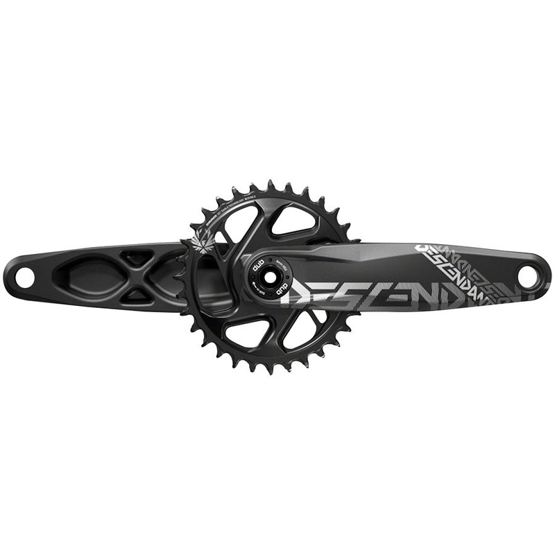 TruVativ Descendant 7K Eagle Aluminum SuperBoost + Crankset – 175mm, 12-Speed, 32t, Direct Mount, DUB Spindle Interface, Black
