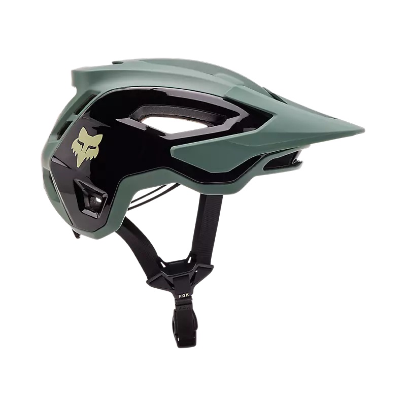 Fox Racing Speedframe Pro MTB Helmet – Blocked – Hunter Green