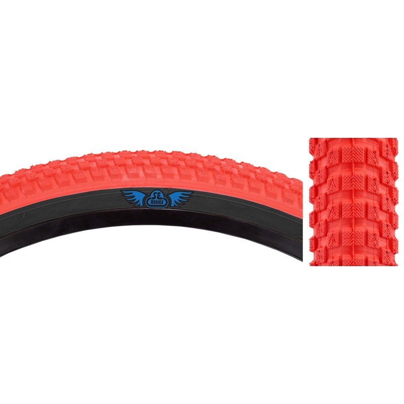 Tire Se Bikes Cub 24X2.0 Rd/Bk Wire/27/Mpc