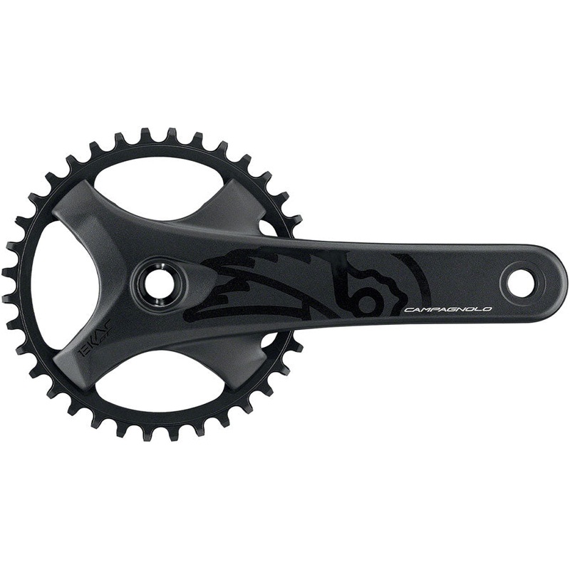 Campagnolo EKAR GT Crankset – 175mm 13-Speed 40t 123mm BCD Campagnolo Ultra-Torque Spindle Interface BLK