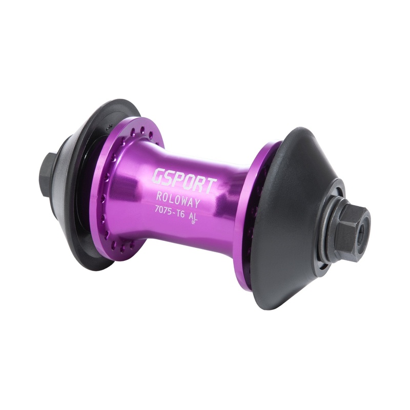 GSport Roloway Front Hub (Anodized Purple)