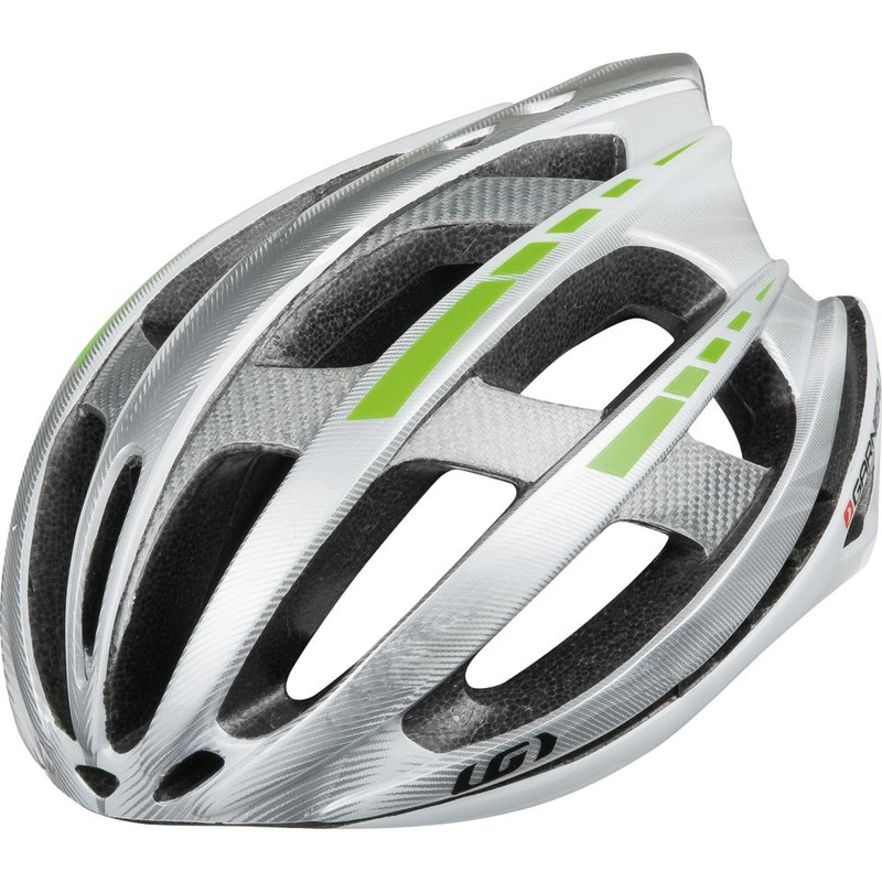 Louis Garneau Quartz II Road Helmet – White-With Customizable Stickers