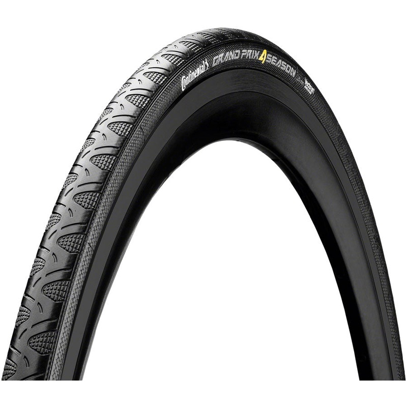 Continental Grand Prix 4-Season Tire – 700 x 25 Clincher Folding BLK Vectran Breaker DuraSkin