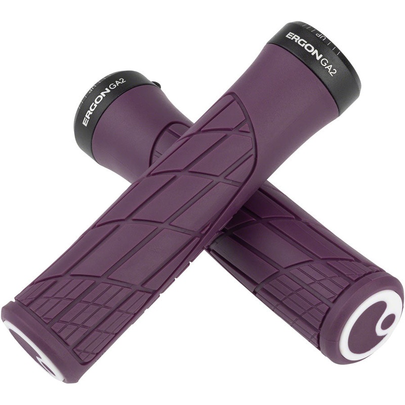 Ergon GA2 Grips – Purple Reign, Lock-On