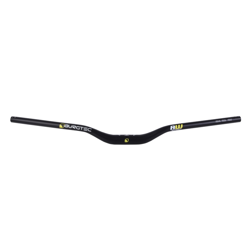 Burgtec Josh Bryceland Ride Wide Rise Bar – 35mm Diameter – 50mm Rise – 800mm Wide – Black