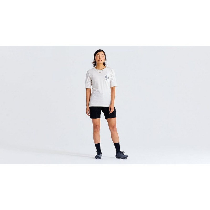 Specialized s/f cotton pocket tee ss wmn eggshell m