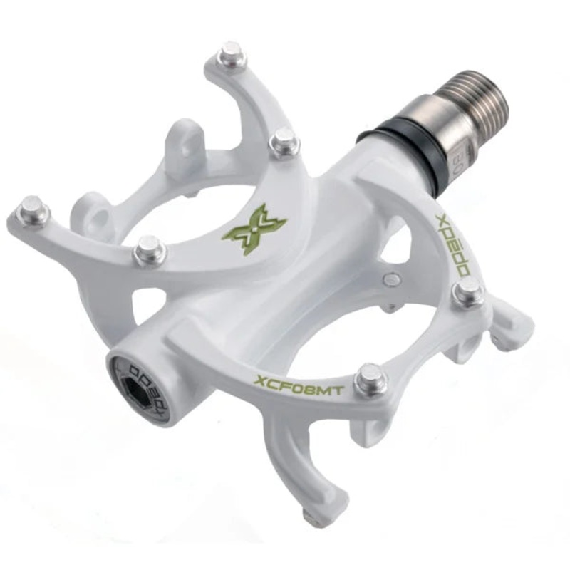 Xpedo TRVS 8 Flat Pedals – White