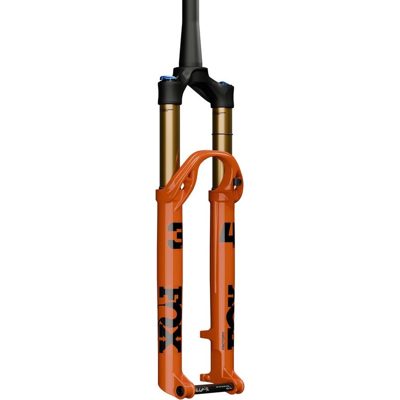 Fox 34 SL Factory Fork – 29″ – 120mm – 15×110 – Kabolt SL – 44mm Offset – GRIP SL w/ 3-Position Adj – Shiny Orange