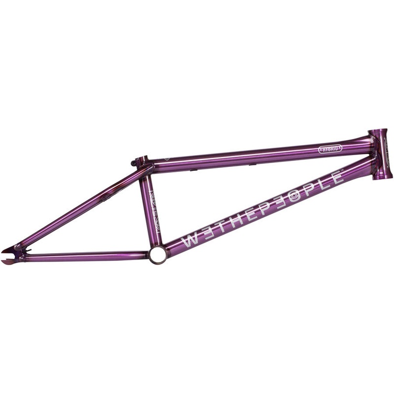 We The People Utopia Hybrid BMX Frame – 20″ TT Translucent Lilac