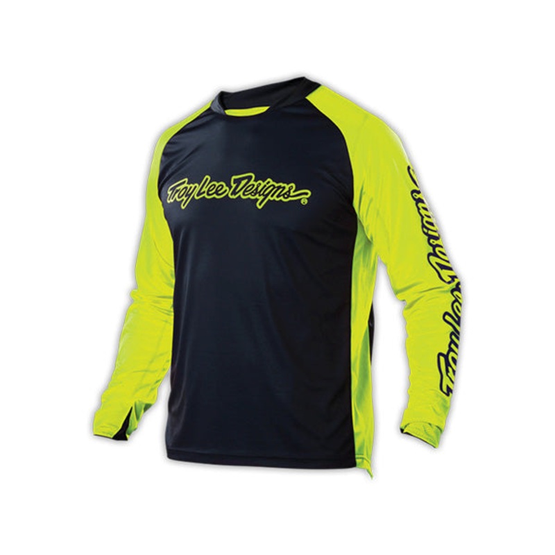 Troy Lee 2015 Sprint BMX Race Jersey-Gray/Yellow