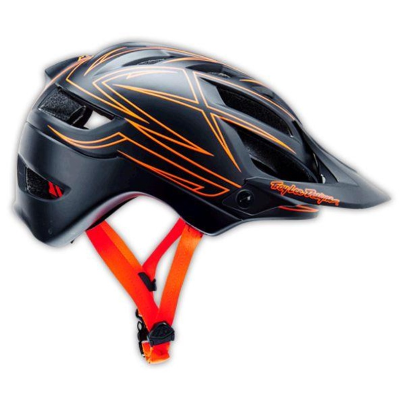 Troy Lee Designs A1 MTB Helmet – Pinstripe – Red