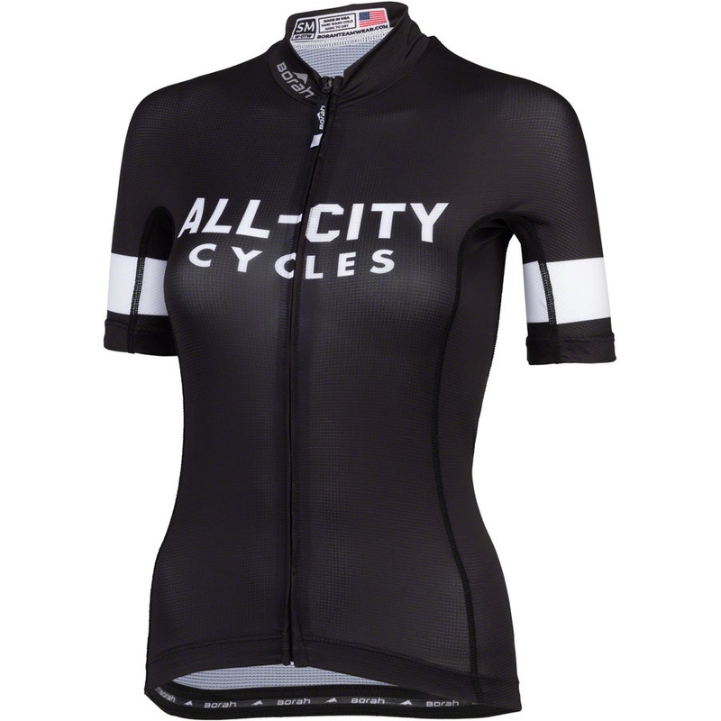 All-City Classic 4.0 Women’s Jersey – Black, White, Small