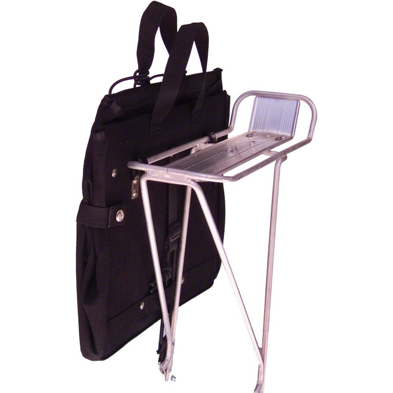 Banjo Brothers Minnehaha Canvas Grocery Pannier: Black Each