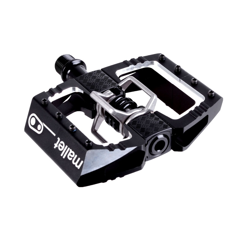 Crankbrothers Mallet DH Pedals – Dual Sided Clipless Platform Aluminum 9/16″ BLK