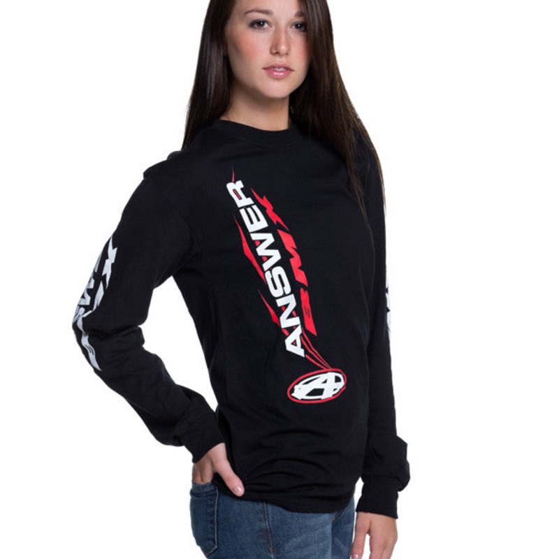 Answer Long Sleeve T-Shirt-Black
