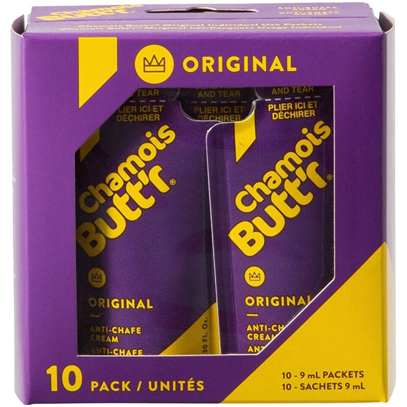 Chamois Butt’r Original: 0.3oz Packet, Box of 10
