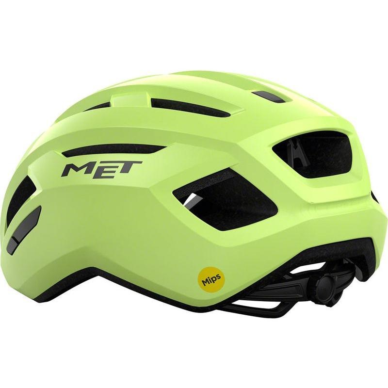 MET Vinci MIPS Helmet – Ultra Lime/Glossy Large