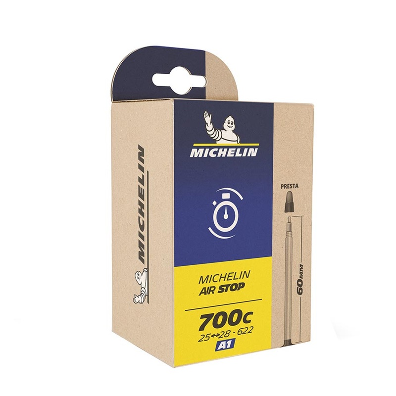 Michelin Airstop Tube Schrader, Length: 48mm, 700C, 33-46C
