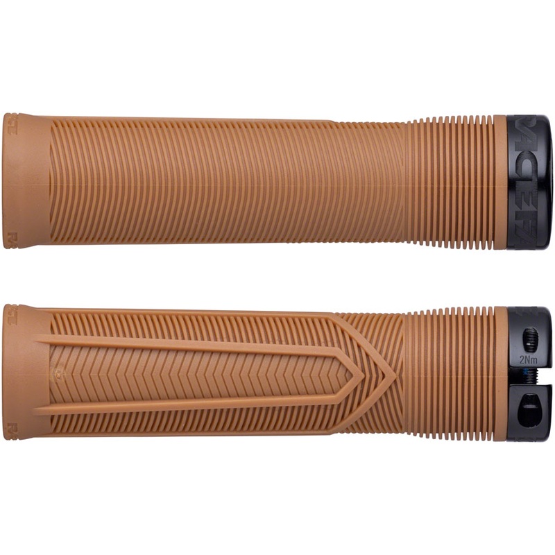 RaceFace Chester Grips – Lock-On, Gum/Black, 34mm