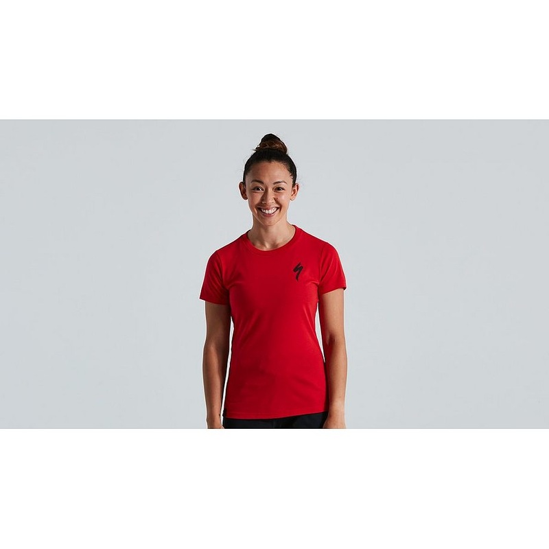 Specialized s-logo tee ss wmn flo red xs