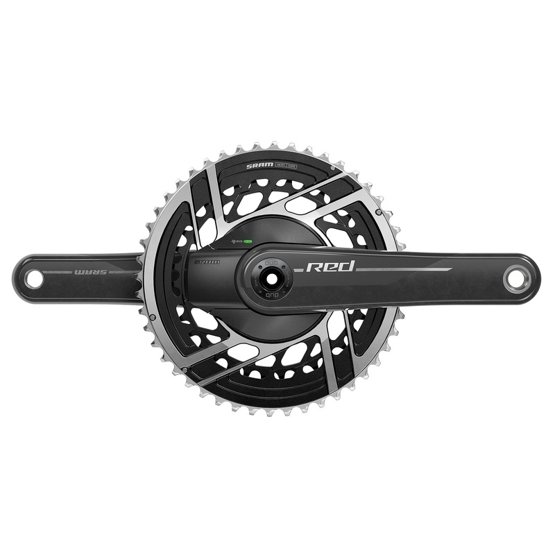 SRAM RED AXS Power Meter Crankset – 160mm, 2x 12-Speed, 48/35t, 8-Bolt Direct Mount, DUB Spindle Interface, Natural