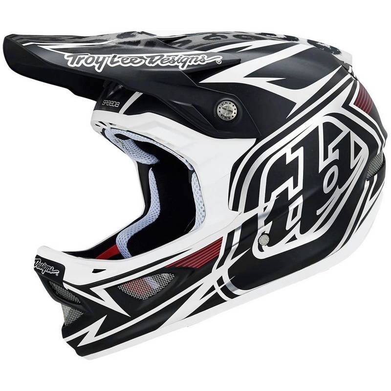 Troy Lee Designs D3 Composite Full Face Helmet – Speeda White