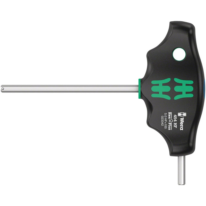 Wera 454 HF T-handle hexagon screwdriver Hex-Plus holding function 5 x 100 mm
