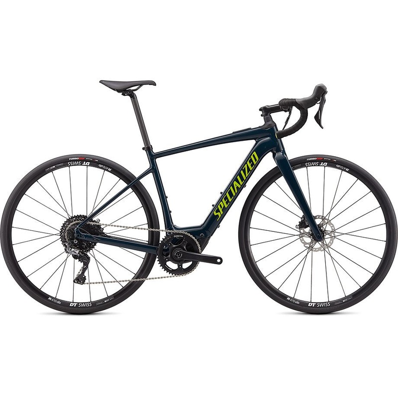2021 Specialized creo sl e5 comp bike gloss cast blue/gloss black/hyper green xxl