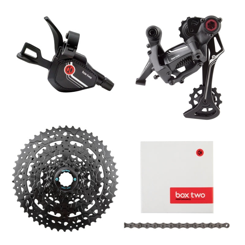 Box Two/Three Prime 9 X-Wide Single Shift E-Bike Group Set Black