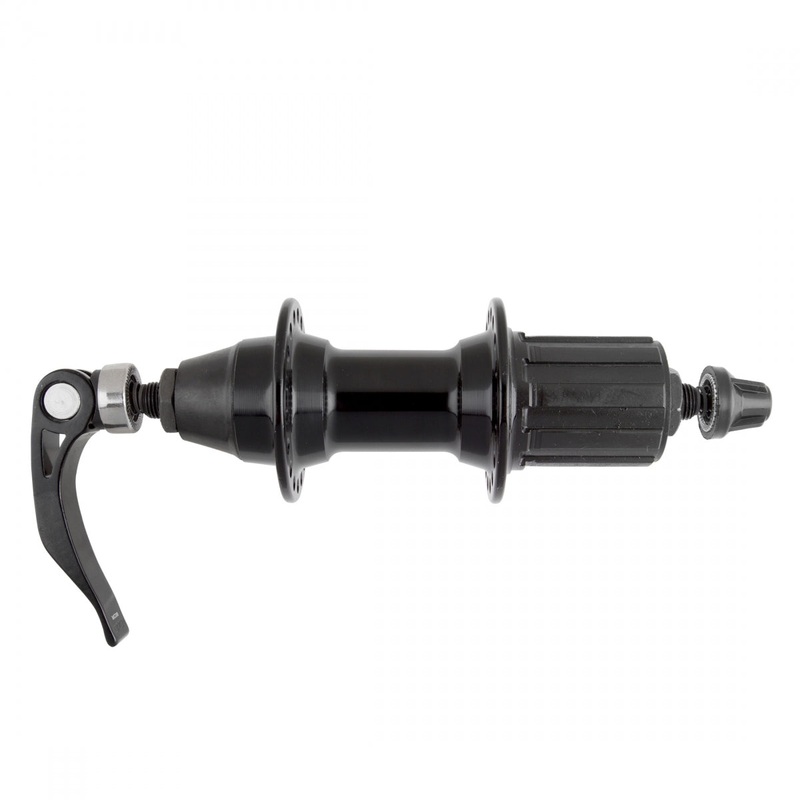 Wheel Master AQ-1000 Alloy QR Hubs RR 36Hx.105g Blk 8-10s Cass