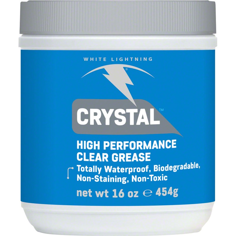White Lightning Crystal Clear Grease 1lb Tub Lubricant Non-Toxic