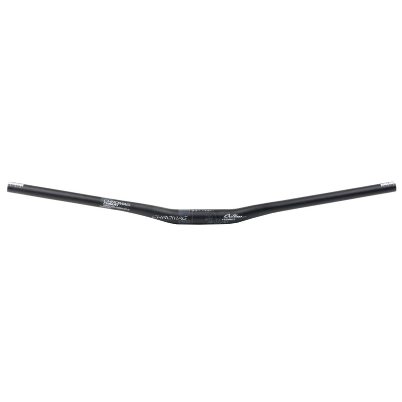 Chromag Fubar Cutlass Handlebar – Carbon, 35mm Rise, 31.8mm, 780mm, Black/Gray