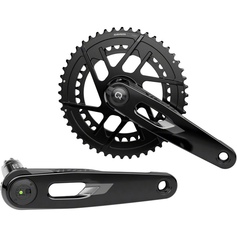 SRAM Rival AXS Power Meter Crankset – 165mm 12-Speed 46/33t 8-Bolt Direct Mount DUB PM Spindle BLK E1