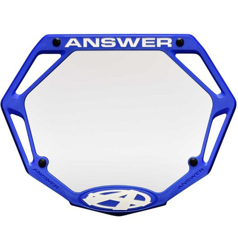 Answer 3D Race Number Plate