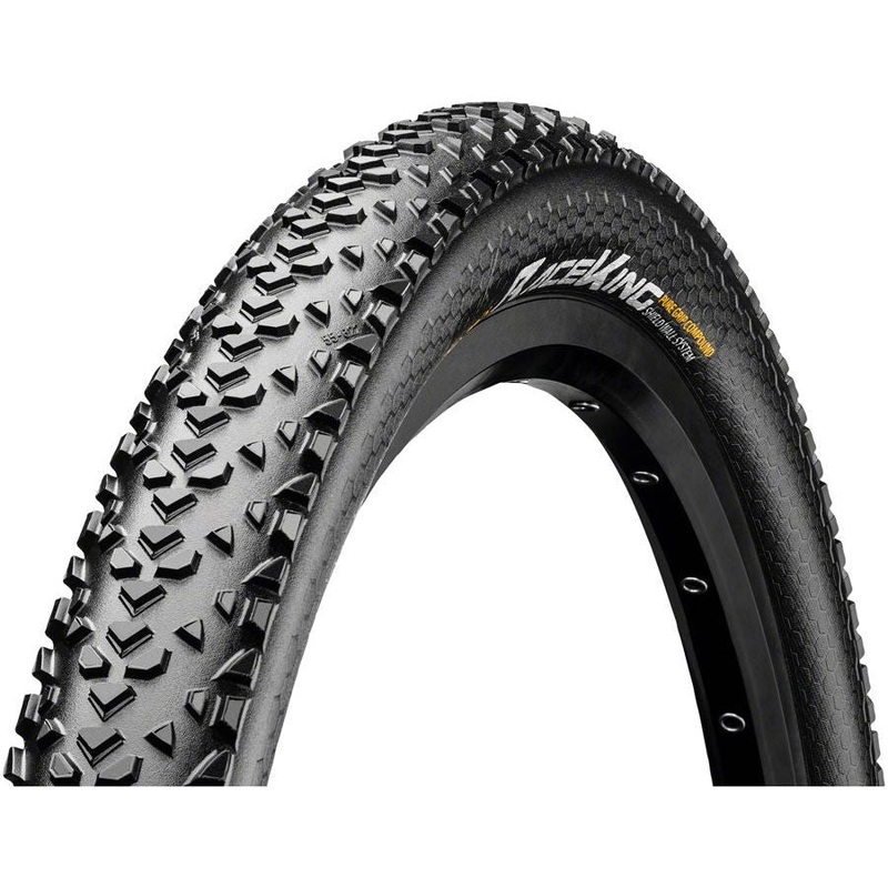 Continental Race King Tire – 26 x 2.20 Tubeless, Folding, PureGrip ShieldWall System, E25