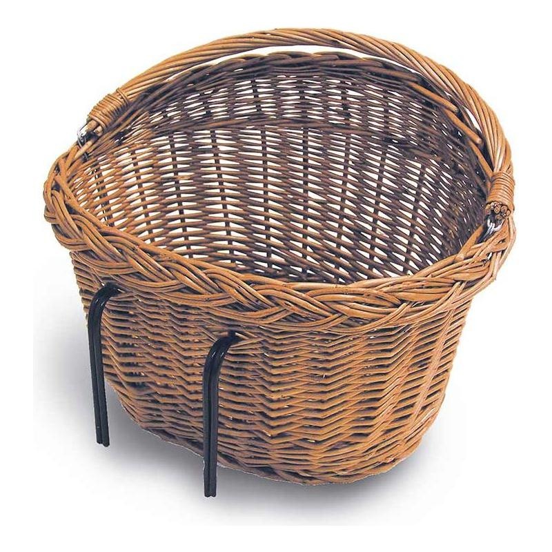 Basil, Detroit, Front/Rear basket, Varniched Natural