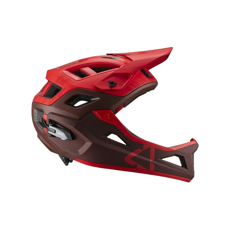 Leatt DBX 3.0 Enduro V19.1 Full Face Helmet – Ruby Red
