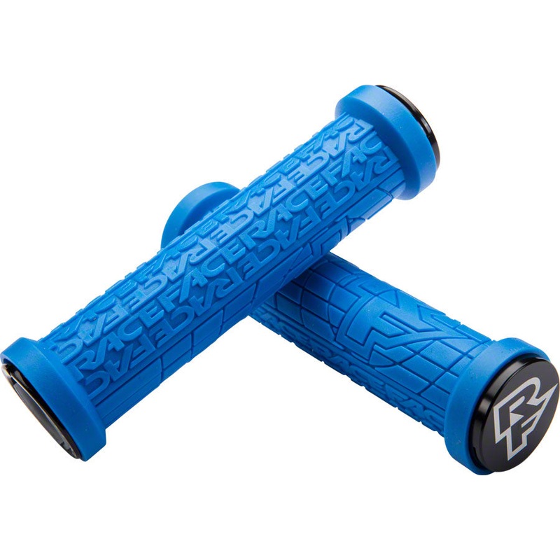 RaceFace Grippler Grips – Blue, Lock-On, 33mm
