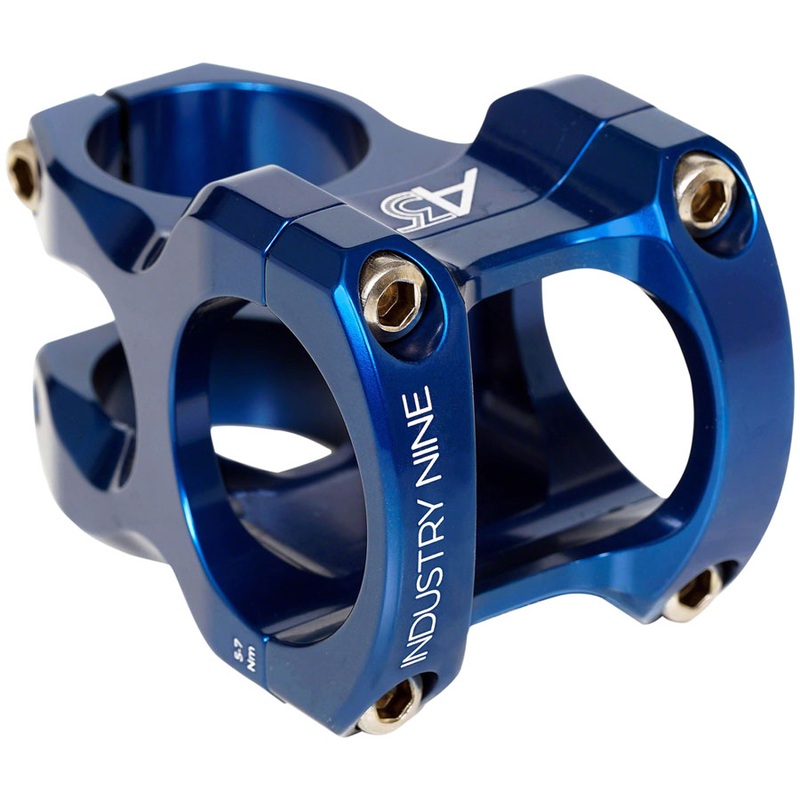 Industry Nine A35 Stem – 32mm 35mm Clamp +/-5 1 1/8″ Aluminum Blue