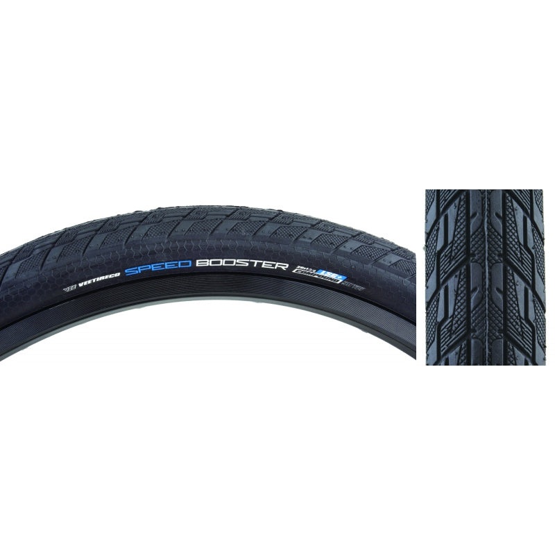 20×1-3/8 Vee Rubber Speed Booster Folding BMX tire – 100psi – Black