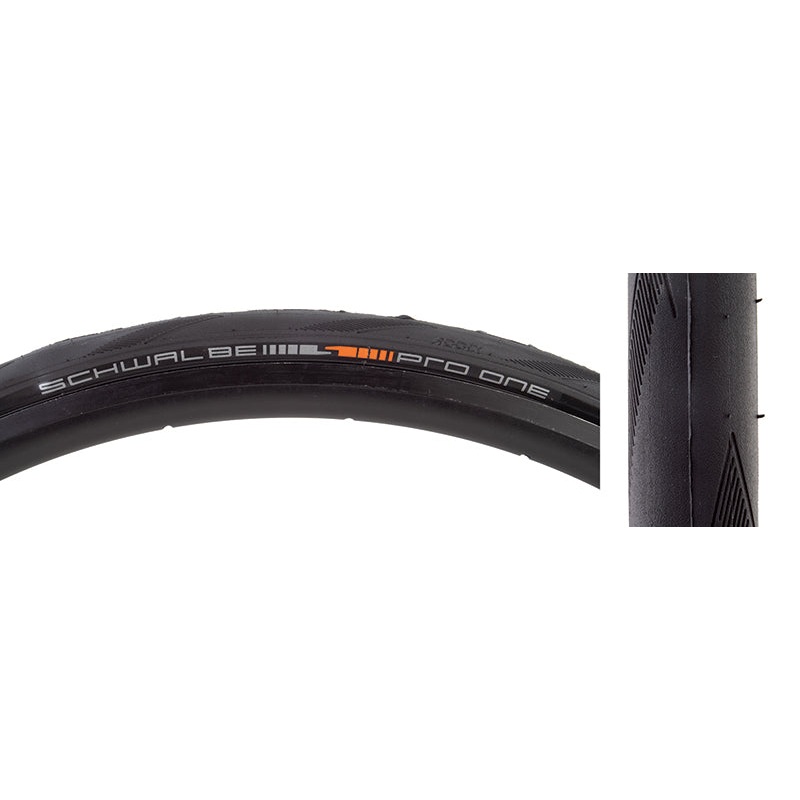 Schwalbe Pro One Tire – 700 x 28 Clincher Folding BLK Evolution Line Addix Race