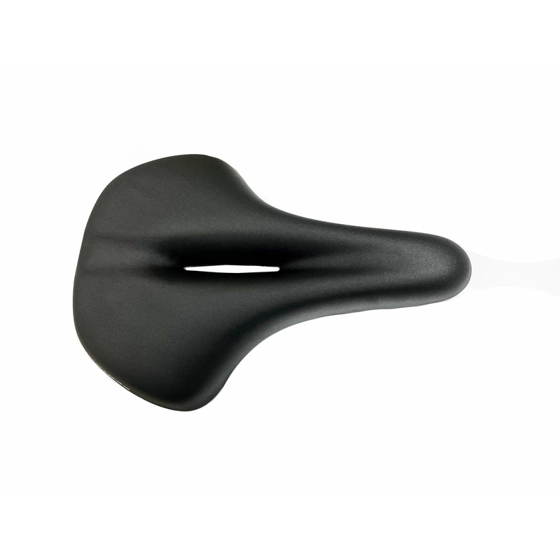 Bicycle Comfort Saddle Men’s or Women’s Commuter Saddle Bike Seat Black 205mm