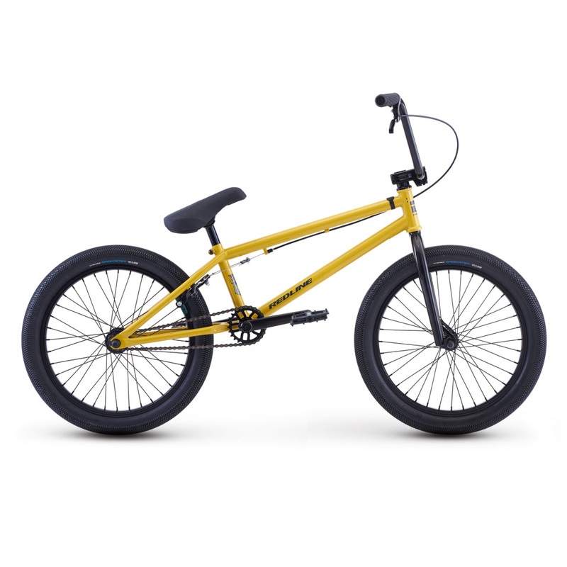 Redline Asset 20.75″TT BMX Freestyle Bike-Mustard