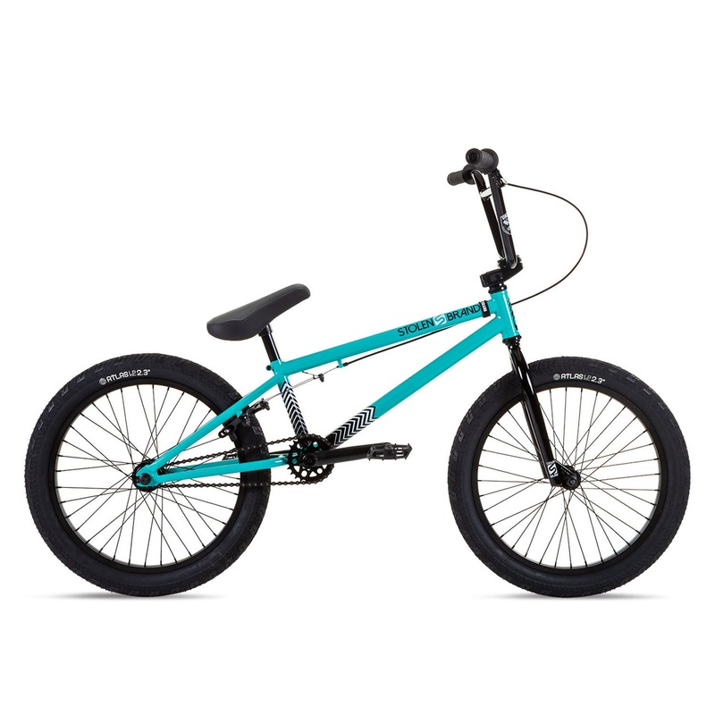 Stolen Compact 19.25″TT BMX Freestyle Bike-Caribbean Green