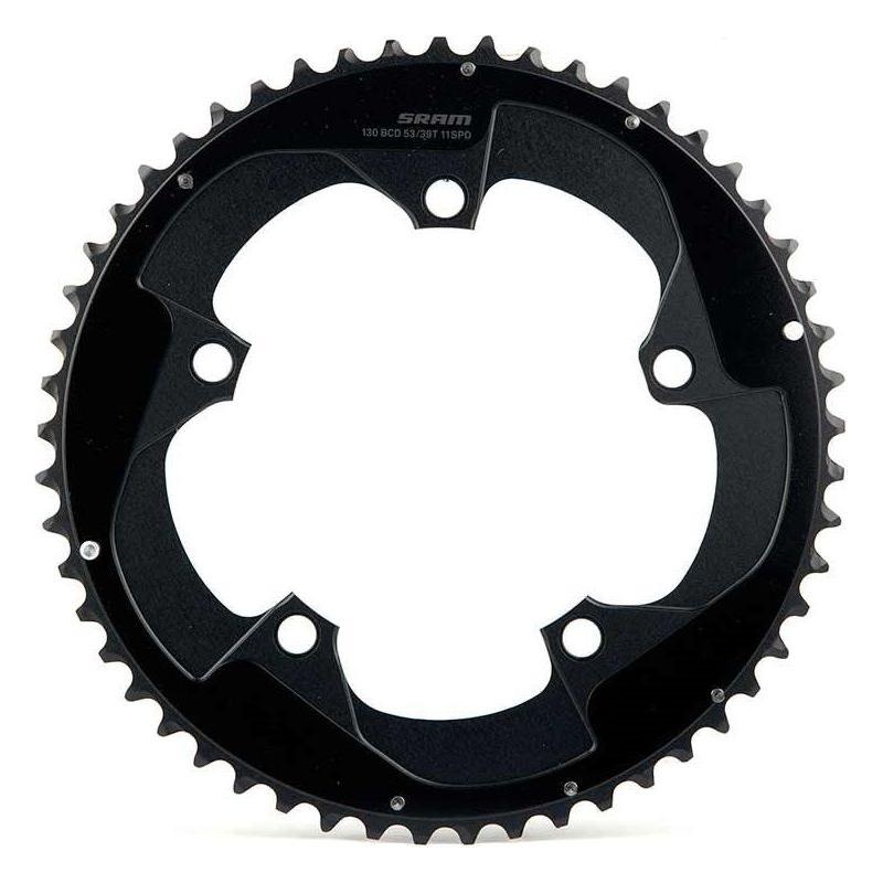 SRAM Red 22 53T x 130mm BCD YAW Chainring with Two Pin Positions B2